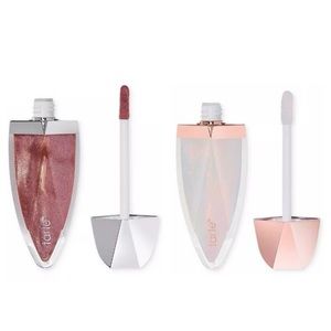 Set of 2 tarte Lip Ornaments Lipgloss’s, Milk & Cookies and Snowflake